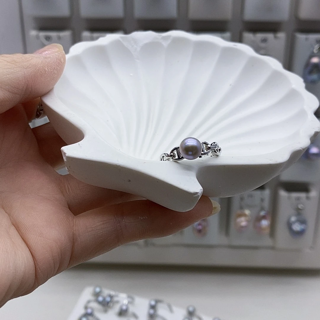 颈饰合金淡水珍珠