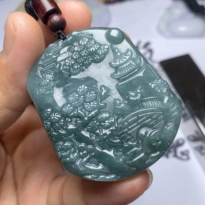 颈饰未镶嵌翡翠翡翠