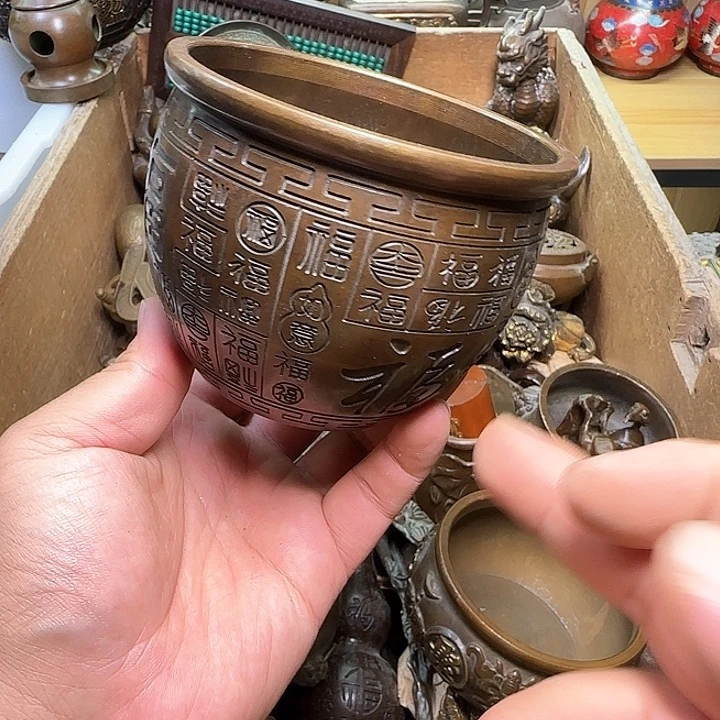 铜器办公室茶室摆件