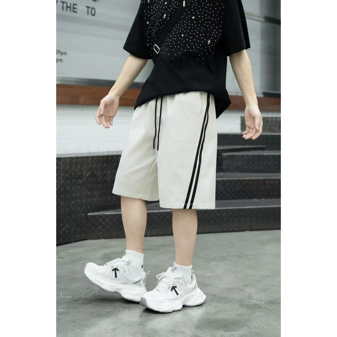 【2135-黑色】青少年休闲五分裤