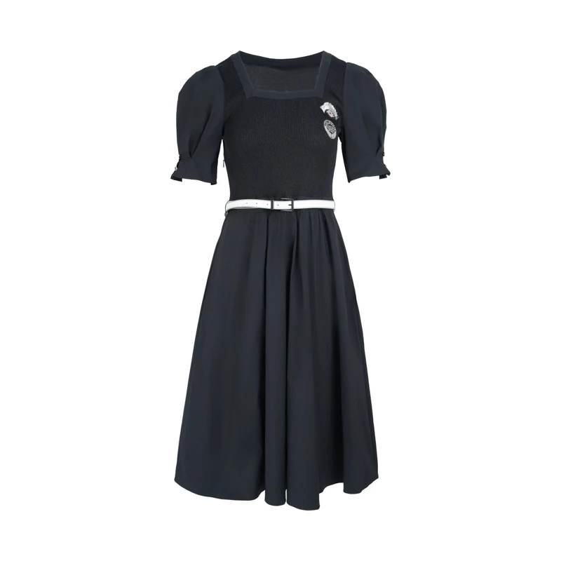 【专柜折扣】夏季连衣裙显瘦气质时尚法式收腰拼接AF2232341356W