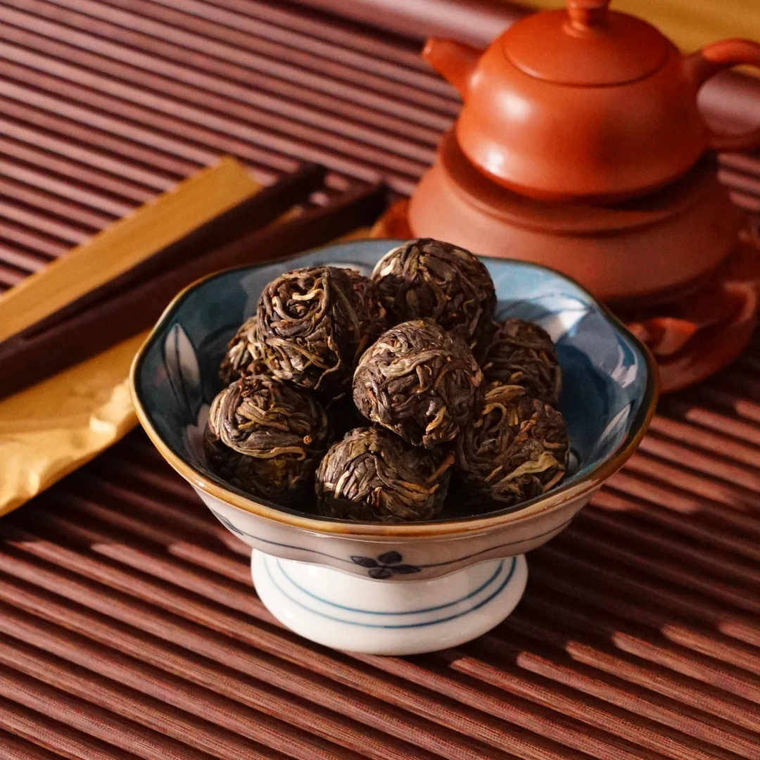 老爷子私藏裸珠 古树龙珠 普洱生茶