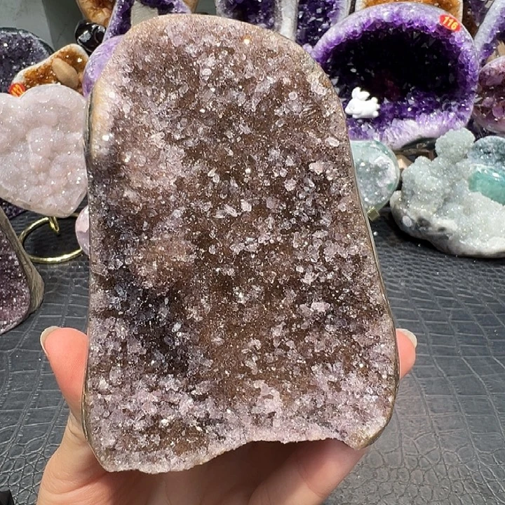 紫晶未镶嵌珠宝半成品