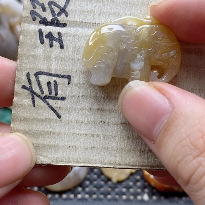 硅化珊瑚（珊瑚玉）颈饰未镶嵌7***j