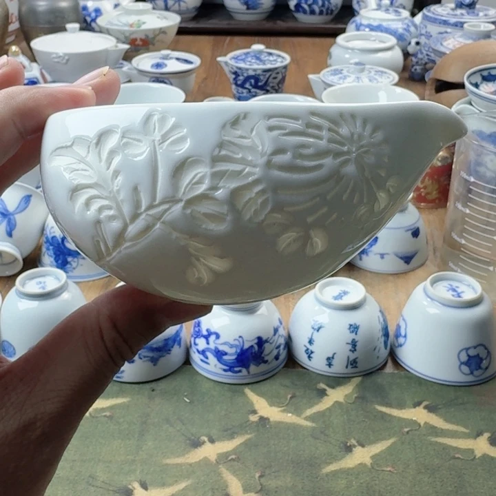 青花瓷器杯子茶具