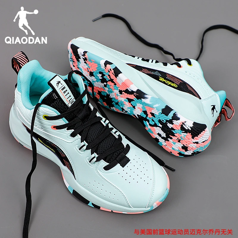 乔丹篮球鞋男鞋秋冬季2025新款防水皮面运动鞋男士专业实战高帮鞋