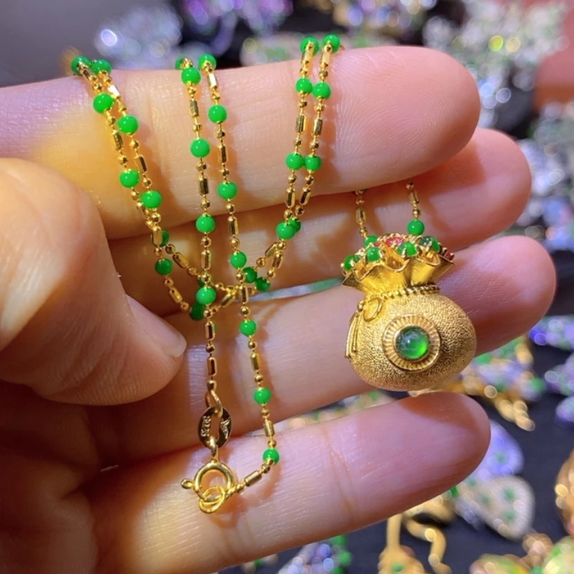 【闪购商品】银S925镶嵌挂件翡翠