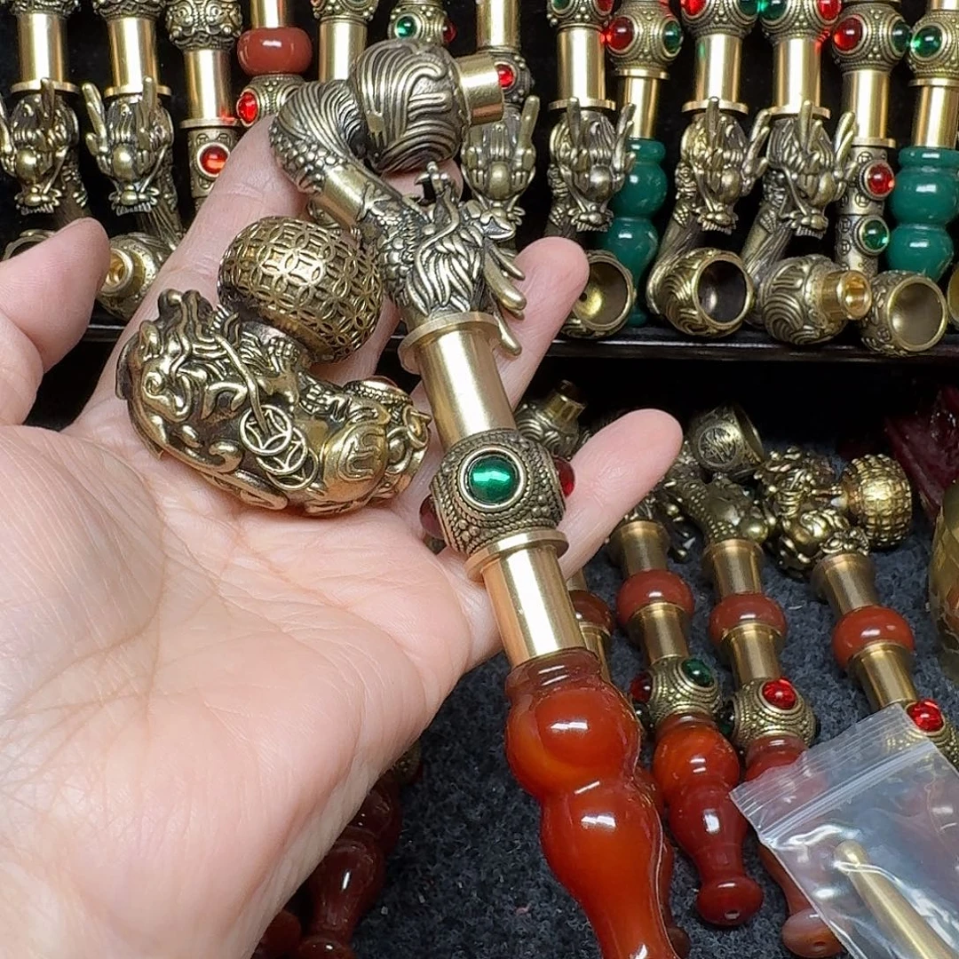 黄铜烟锅加香烟锅