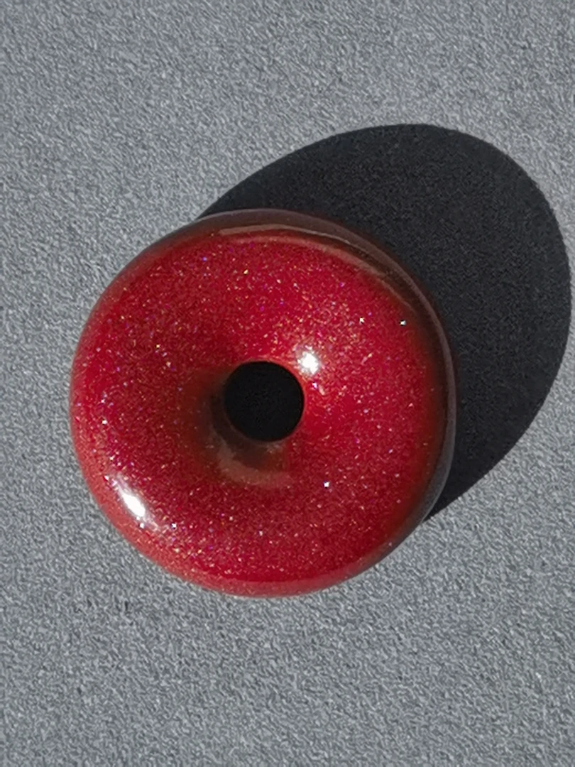 含辰砂工艺品辰砂朱砂紫金砂平安扣 30*10 多样性发其一件