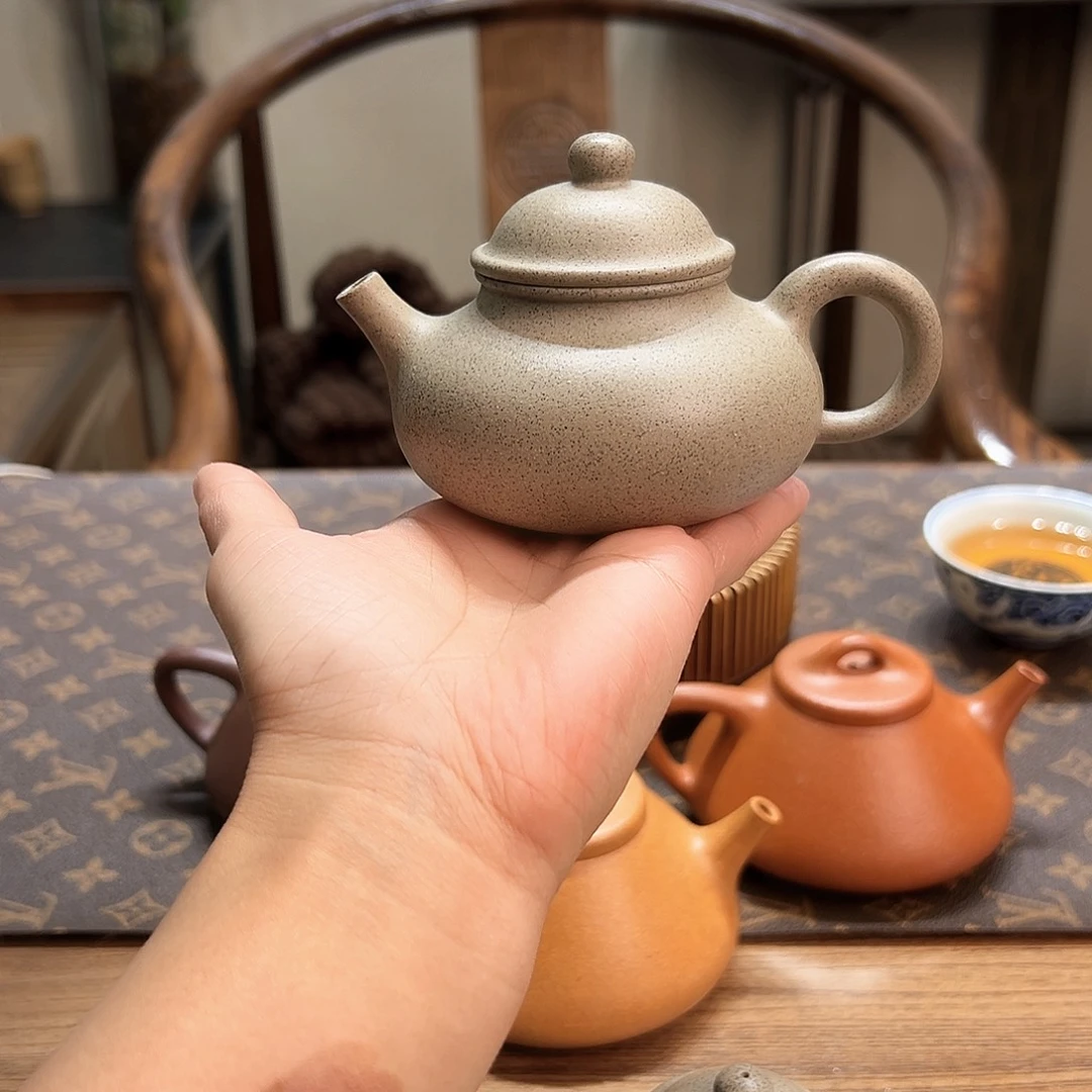紫砂茶壶原矿芝麻段