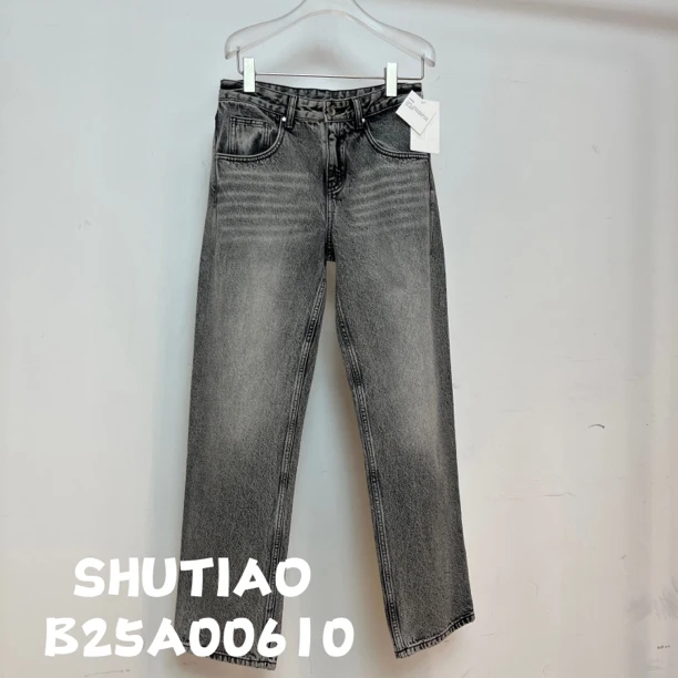 【SHUTIAO】2024秋冬：新款小众设计款牛仔裤B25A00610