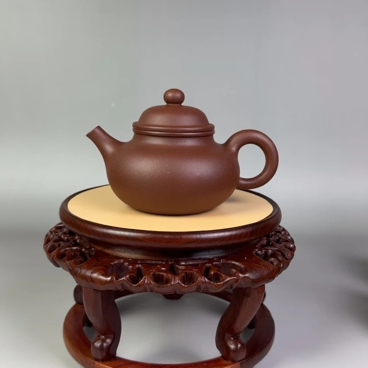 茶壶底槽青容天240 cc全手工制作