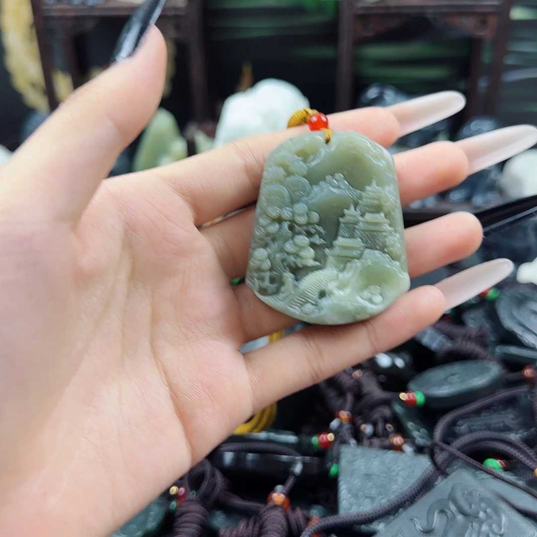 未镶嵌和田玉挂件