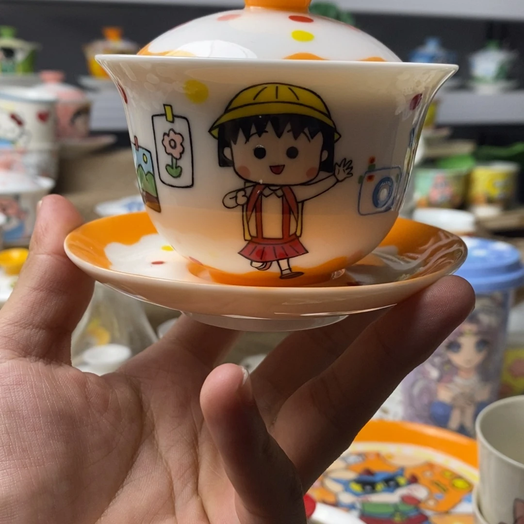 高温釉下彩手绘陶瓷