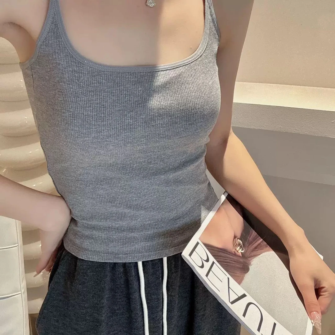 新集合新辣妹纯欲背心外穿（退货选择七天无理由别的拒收）通勤短款