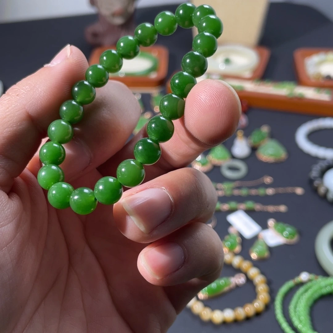 和田玉手链未镶嵌