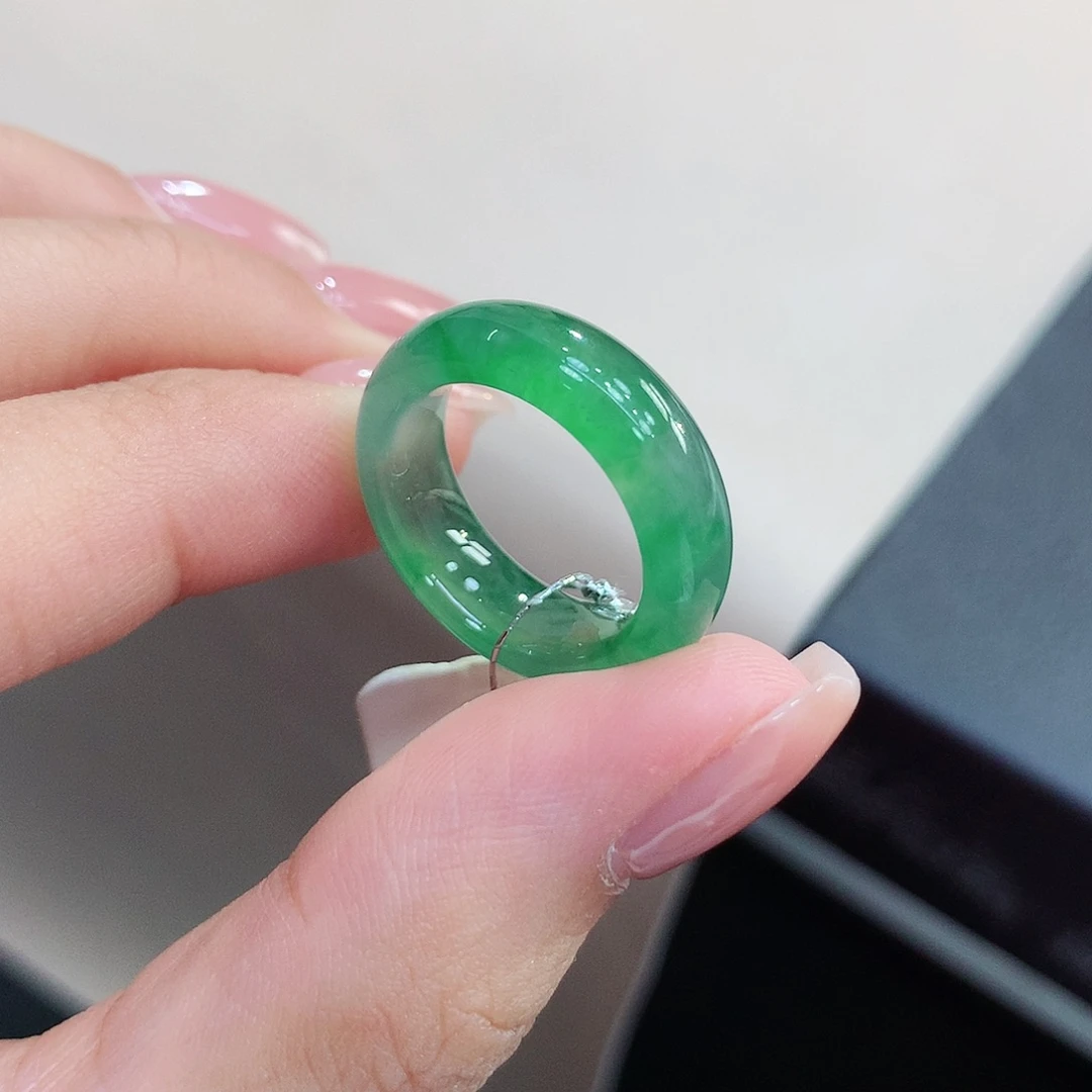 未镶嵌戒指翡翠7.8号