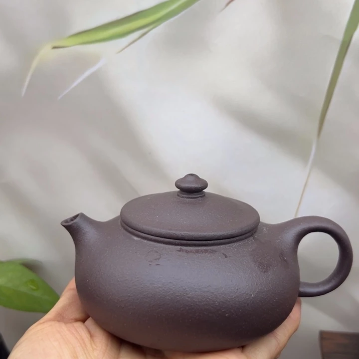 紫砂茶壶天青寒江200c c