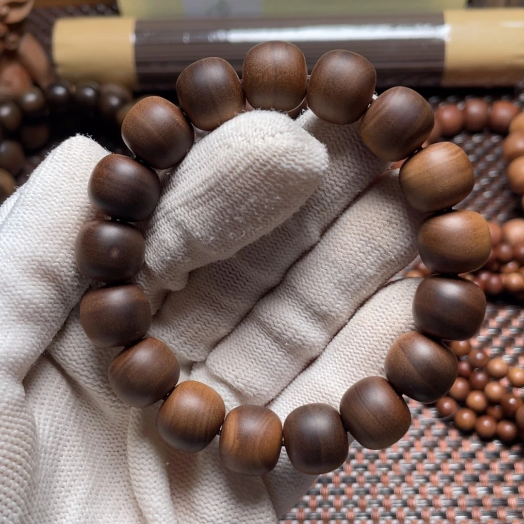 手串/手链檀香木12*13横纹黑肉瑕疵处理价