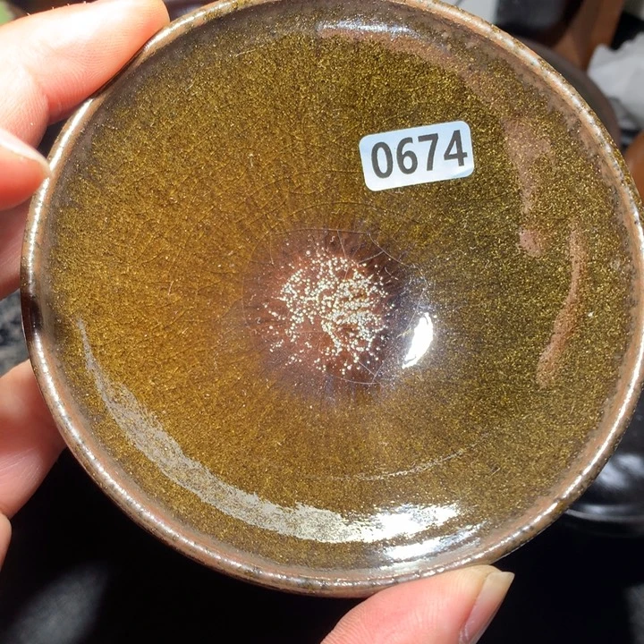 茶盏建窑建盏龙窑柴烧