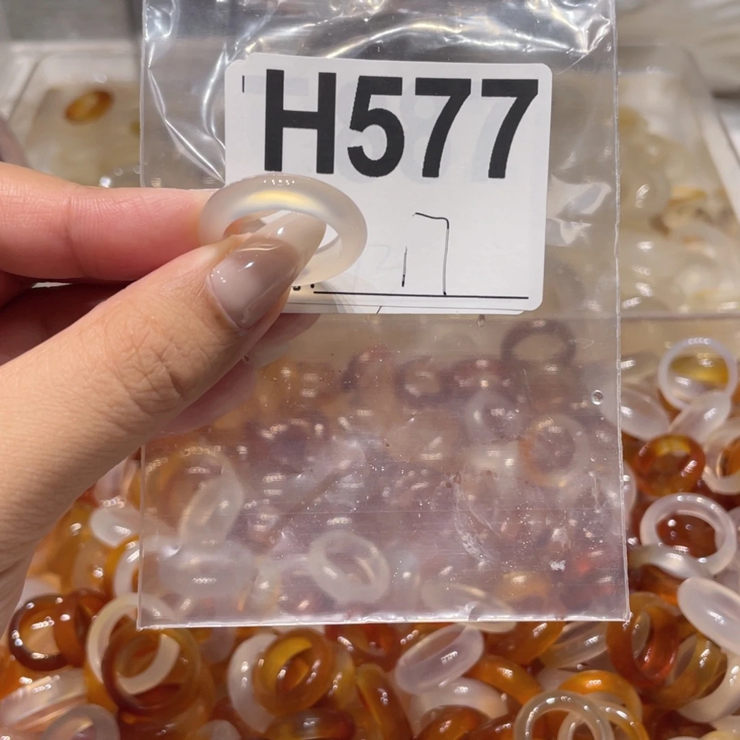 玛瑙/玉髓未镶嵌戒指577