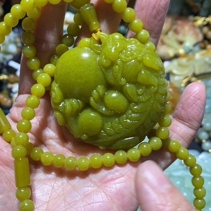 岫玉岫玉吊坠未镶嵌