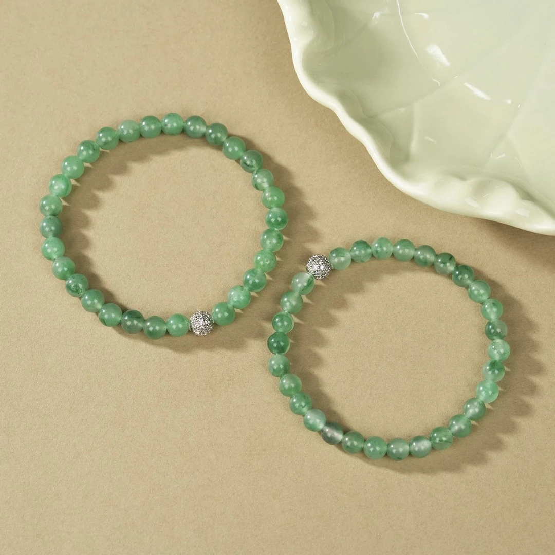 【云上叙】石英质玉手链-多样性发其一-6mm-V40027-K（商城）