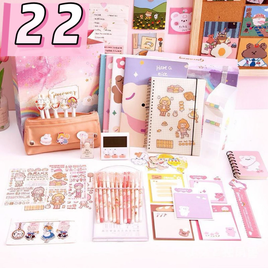 【22号】文具贴纸本子套装（以直播间展示为主）