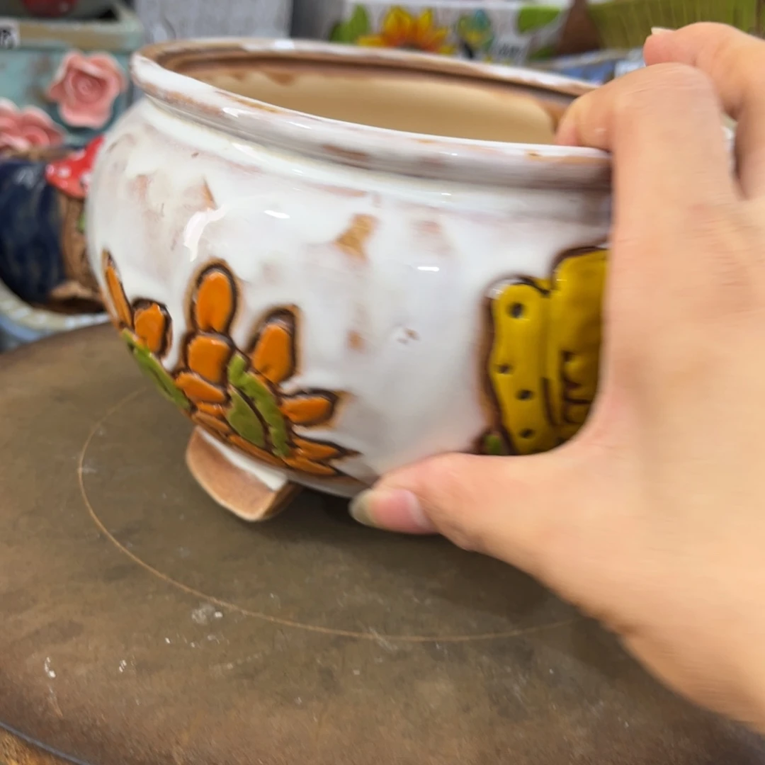 粗陶多肉花盆花盆
