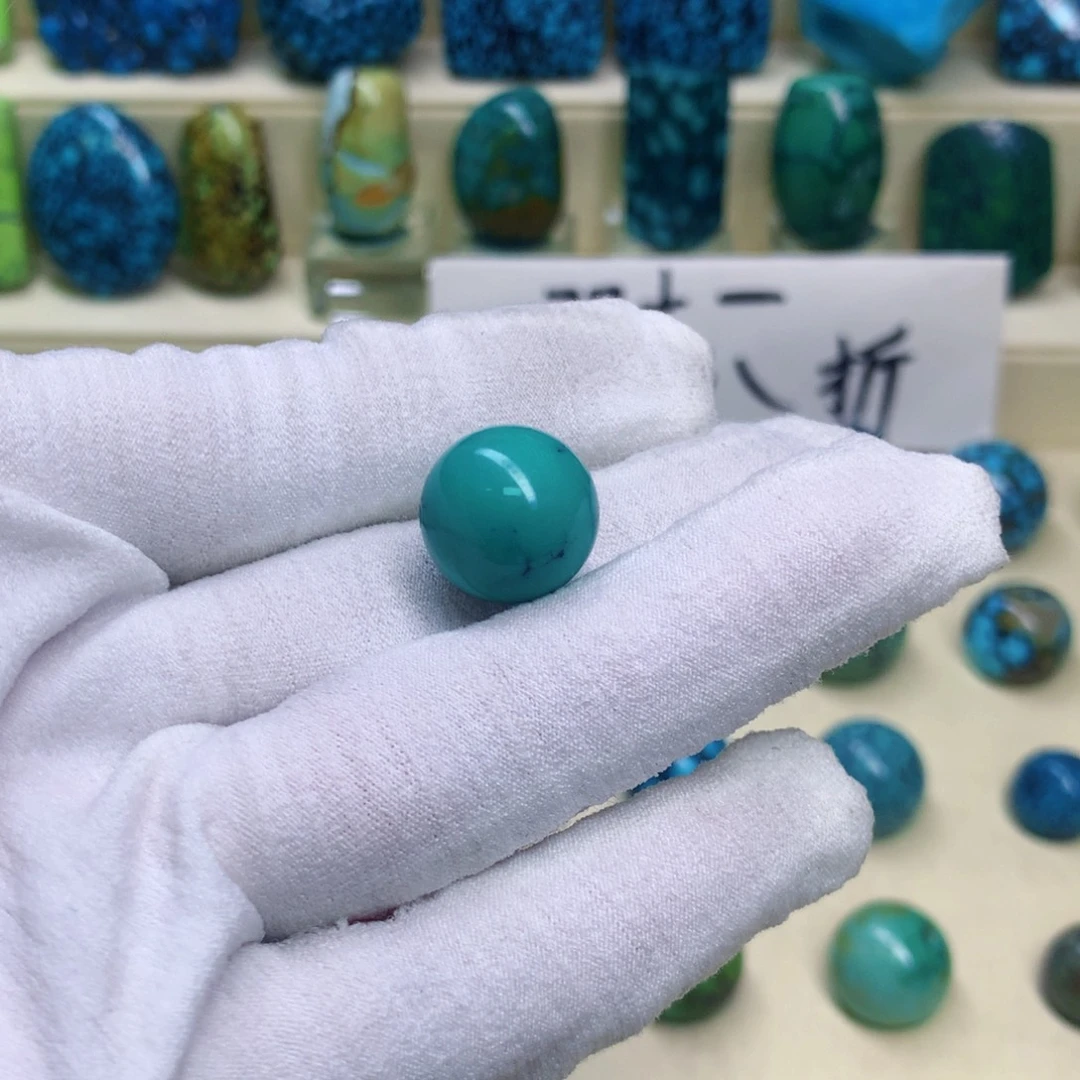 绿松石未镶嵌三彩随行