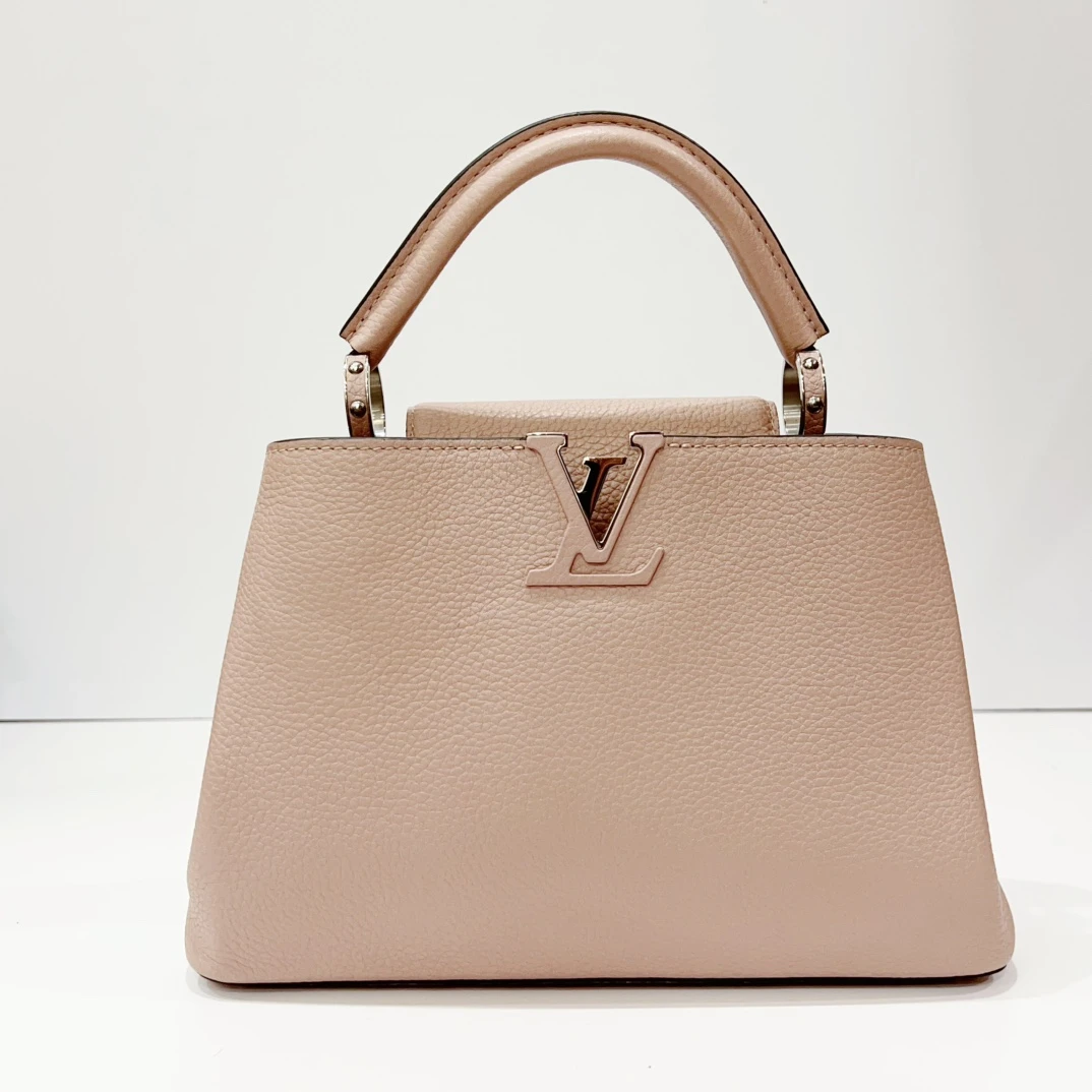 99新 LouisVuitton/路易威登 7姐专场/粉色Capucines bb cap