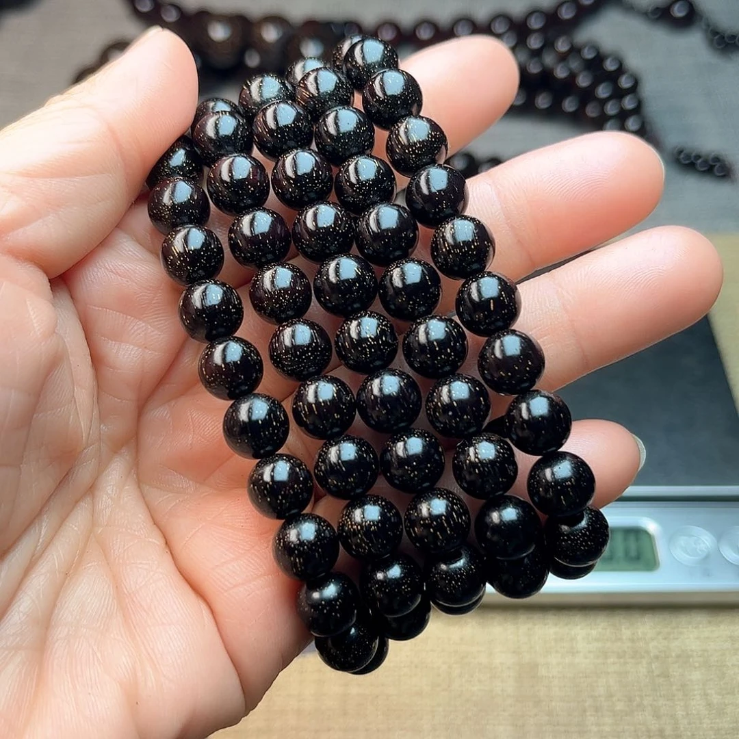 檀香紫檀（小叶紫檀）大*0.8 108颗 爆星