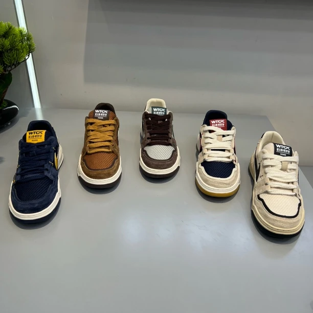 68-531低帮厚底拼色休闲时尚休闲鞋系带鞋子韩版潮鞋