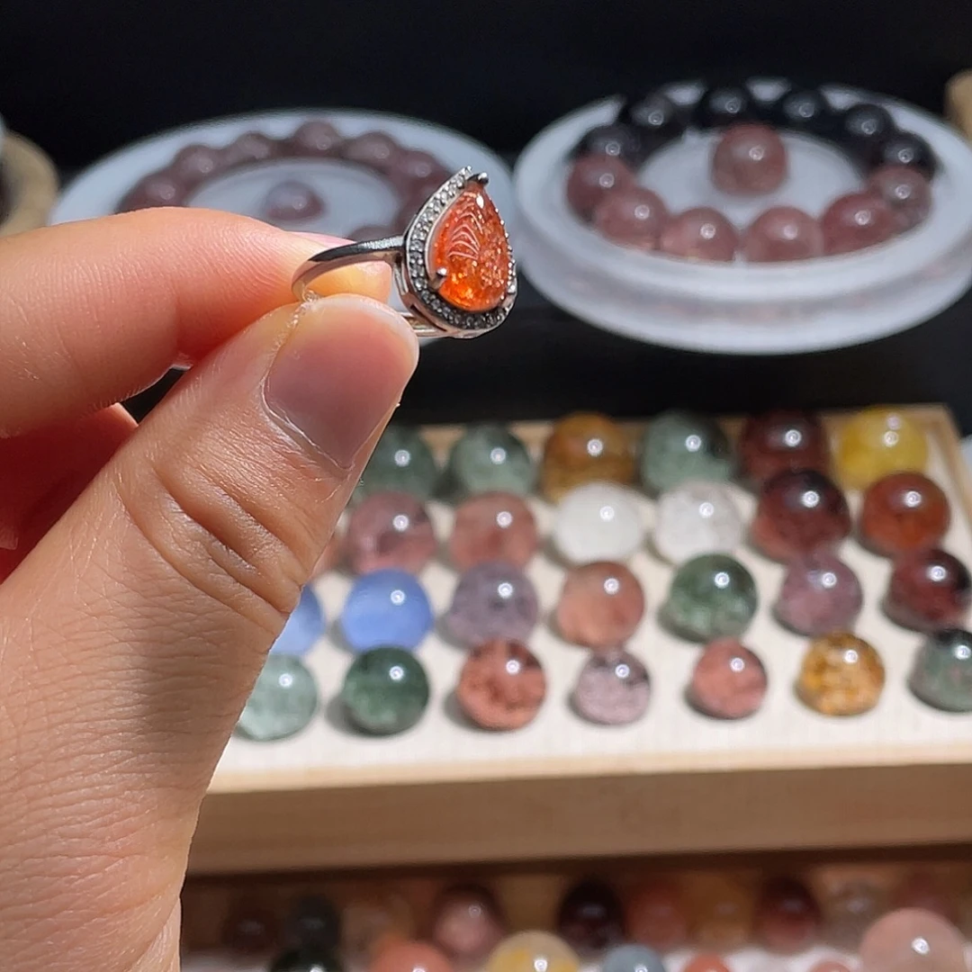 水晶银S925镶嵌珠宝半成品