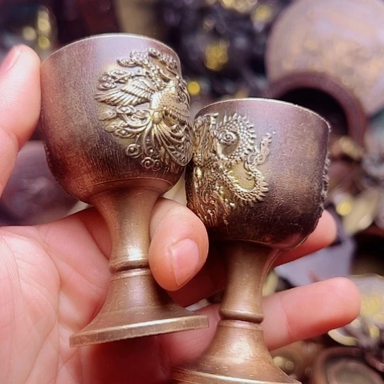 铜制工艺把玩摆件