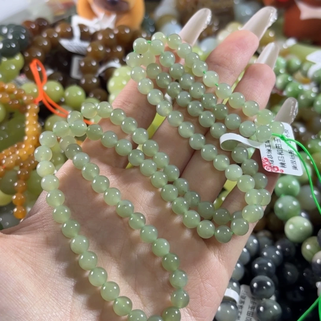 和田玉未镶嵌手链274