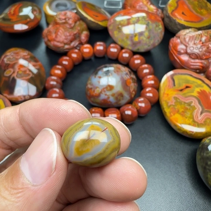 星***野玛瑙/玉髓未镶嵌首饰