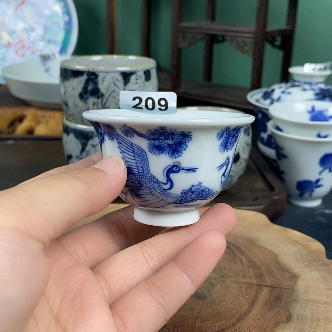 瓷片景德镇手绘青花茶器209