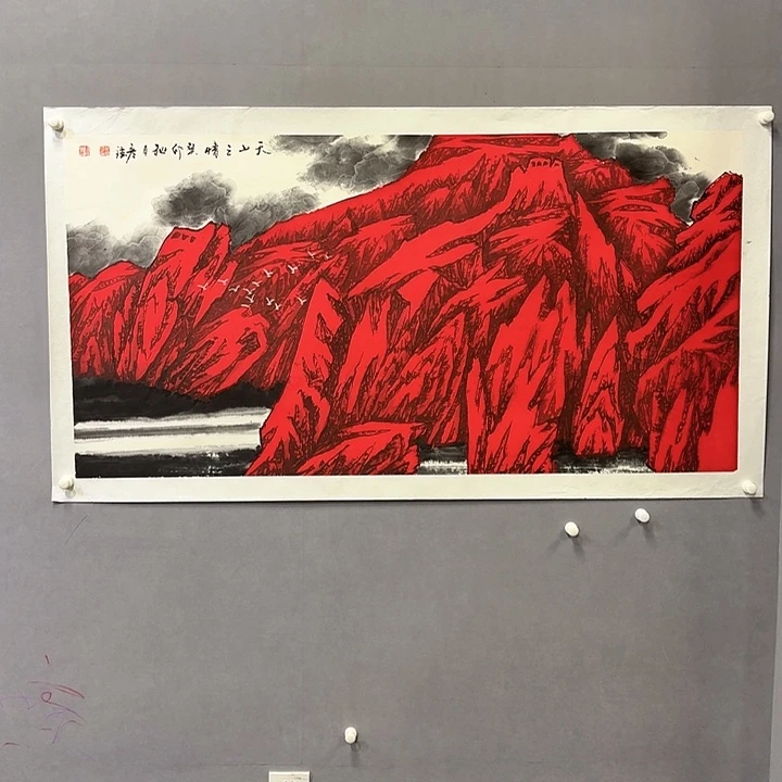 国画亲笔手绘放心去藏