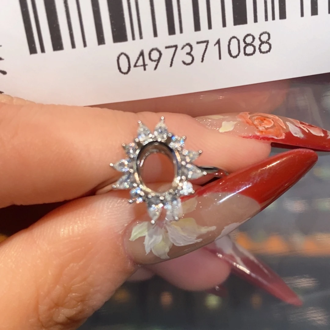 欧泊欧泊戒指银S925镶嵌蔷*