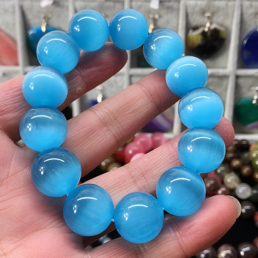 未镶嵌手串玛瑙/玉髓卡18猫眼石