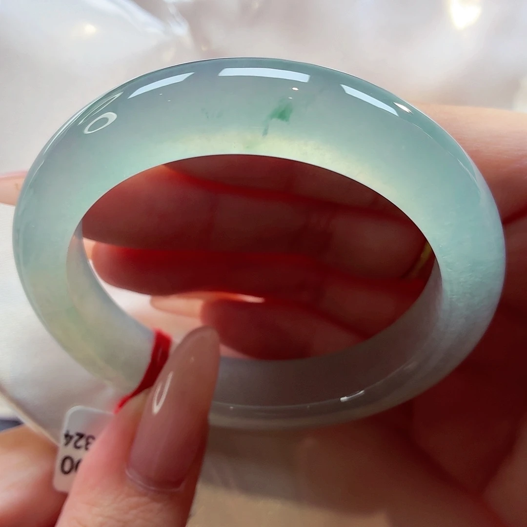 翡翠未镶嵌手镯22（22号）