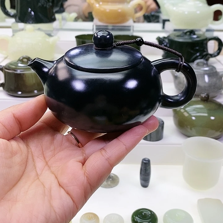 未镶嵌和田玉挂件茶壶