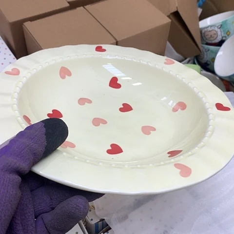 盘陶瓷制品满25拼单发货默认微瑕