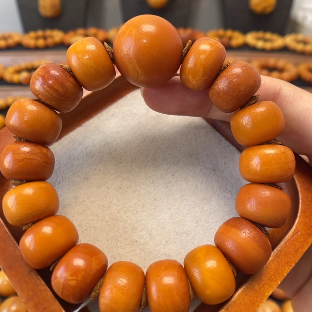 蜜蜡未镶嵌手链蜜蜡