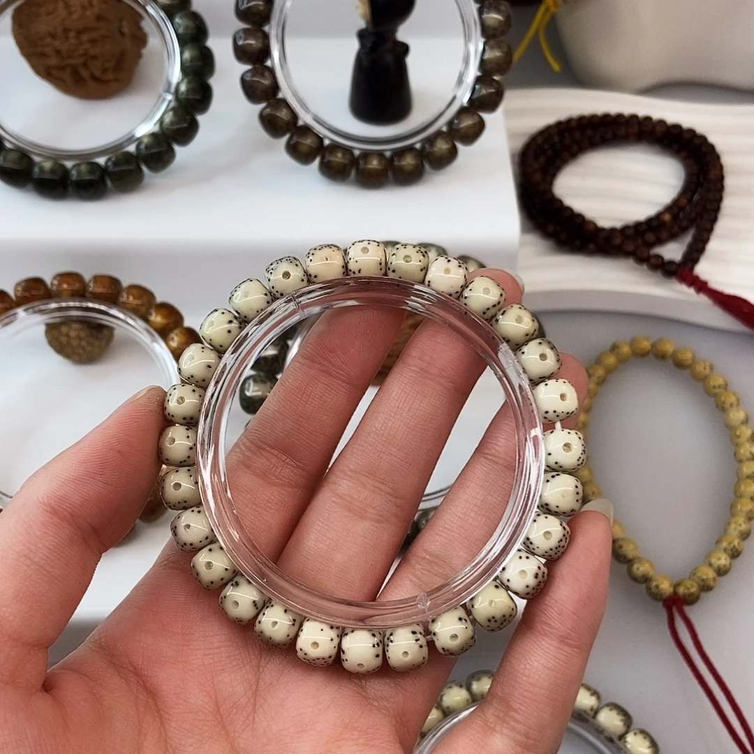 手串星月菩提卡8骨瓷白大牛眼m9
