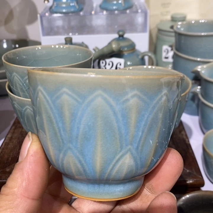 瓷杯子-级品原矿釉原产地汝瓷