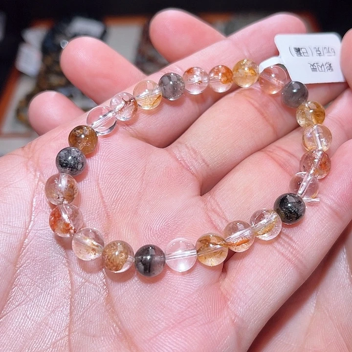 水晶手链未镶嵌180号主图手串  7+