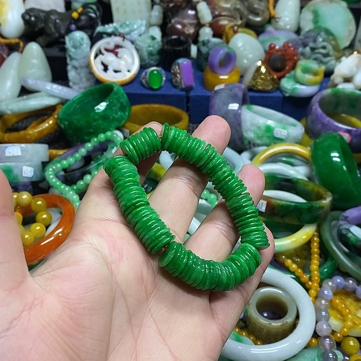 颈饰未镶嵌翡翠缅甸翡翠首饰配饰