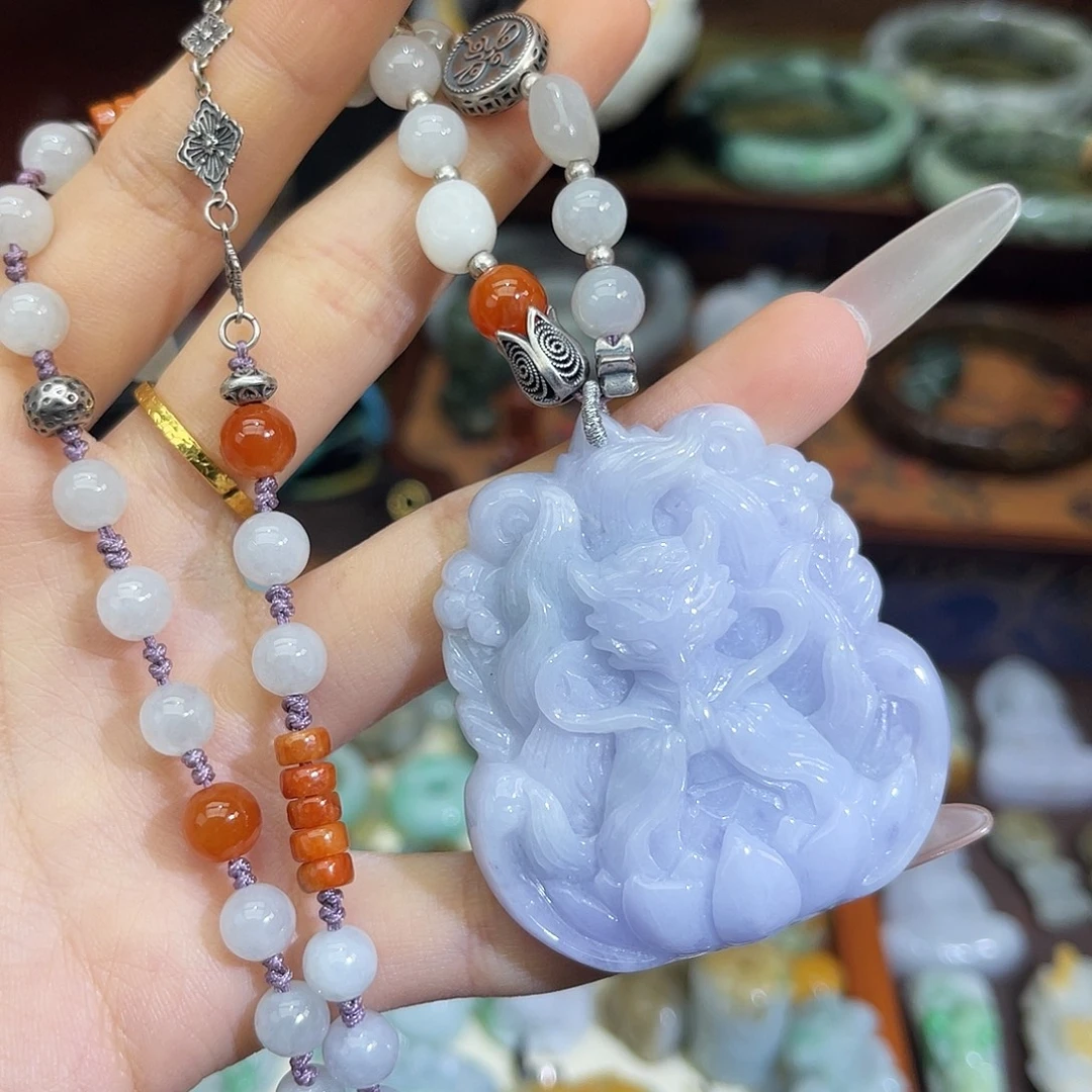 心***了翡翠未镶嵌手链手链